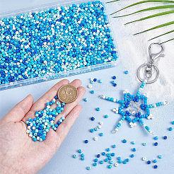 8 Sets 8 Colors Opaque Baking Paint Glass Beads&nbsp;DGLA-PH0001-21