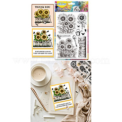 PVC Plastic Clear Stamps&nbsp;DIY-WH0631-0714