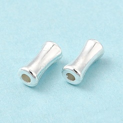 長持ちメッキ合金ビーズ  カドミウムフリー＆ニッケルフリー＆鉛フリー  コラム  銀  9x4.5mm  穴：1.6mm&nbsp;FIND-C020-18S