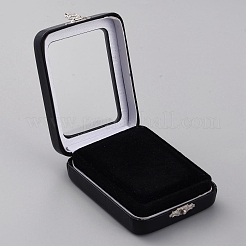 PU Leather Loose Diamond Display Boxes with Sponge Inside&nbsp;LBOX-WH0004-04B