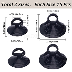 32Pcs 2 Style PVC Car Glass Windshield Sunshade Suction Cups&nbsp;FIND-GF0005-64B