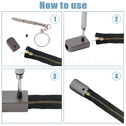 36 Sets 3 Color Alloy Cord Ends&nbsp;FIND-DC0004-64