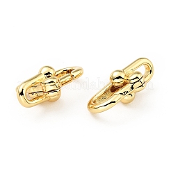 Brass Lobster Claw Clasps&nbsp;X-KK-G416-34G