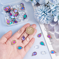 DIY Blank Teardrop Pendant Making Kits&nbsp;DIY-PH0021-48