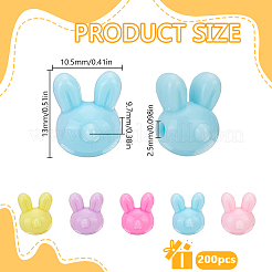 200Pcs Opaque Acrylic Beads&nbsp;OACR-HY0001-28