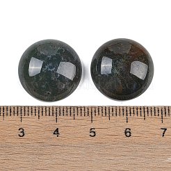 天然インディアンアゲート瑪瑙カボション  半円  18x6~8mm&nbsp;G-T020-18mm-38