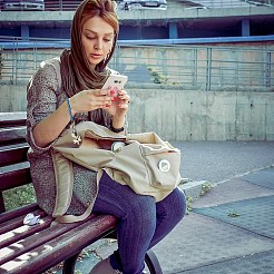 自由奔放に生きるマクラメ リストレット キーホルダー キーイング  女性のための携帯用紛失防止モバイルロープ付きの手作りの編組タッセルリストランヤード  ドジャーブルー  19cm&nbsp;KEYC-SW00004-02