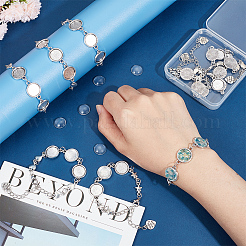 DIY Blank Dome Bracelets & Anklets Making Kit&nbsp;DIY-NB0009-78