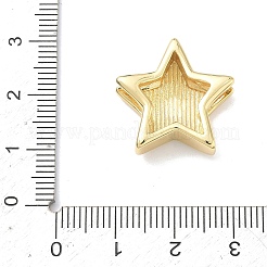 Star Brass Slide Charms&nbsp;LS-KK-P349-18A-G