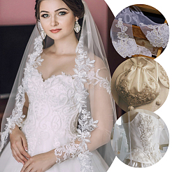 Cloth Lace Trim&nbsp;OCOR-WH0082-418