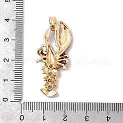 Brass Enamel Pendants&nbsp;KK-A277-03G-02