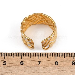 304 Stainless Steel Adjustable Enamel Cuff Rings for Women&nbsp;LS-RJEW-A074-06G