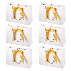 6Sets Rectangle Paper Gift Storage Bags with Handle&nbsp;CARB-TA0001-04A