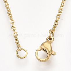 201 Stainless Steel Pendant Necklaces&nbsp;NJEW-T009-JN075-2-45
