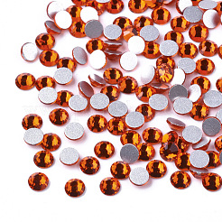 Glass Flat Back Rhinestone Cabochons&nbsp;X-RGLA-S002-12SS-27