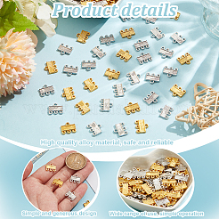 120Pcs 2 Colors Alloy Chandelier Components Links&nbsp;FIND-GO0003-32A
