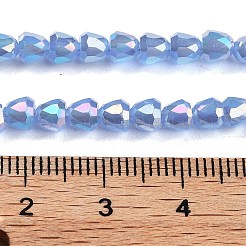 Electroplate Glass Beads Strands&nbsp;EGLA-D030-J4mm-B01