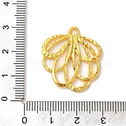 ラックメッキ合金ペンダント  葉  ゴールドカラー  27x23.5x2mm  穴：1.8mm&nbsp;STAS-M016-07G