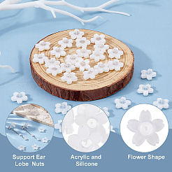 30Pcs Acrylic Ear Nuts&nbsp;FIND-HS0002-42