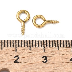 304 Stainless Steel Eye Pin Peg Bails&nbsp;STAS-Z178-11G