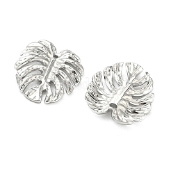 304ステンレスペンダント  リーフチャーム  ステンレス鋼色  17x16x3mm  穴：1mm&nbsp;STAS-C167-04P