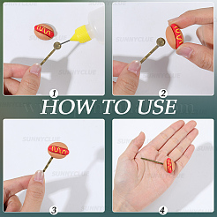 80Pcs Alloy Hair Bobby Pin Cabochon Settings&nbsp;FIND-SC0021-62