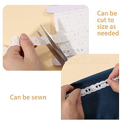 Flower Pattern Cotton Embroidery Lace Ribbon&nbsp;OCOR-CA0001-38A