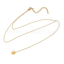 304 Stainless Steel Crystal Rhinestone Butterfly Long Tassel Y Necklaces for Women&nbsp;SA-CBA48C7-06G