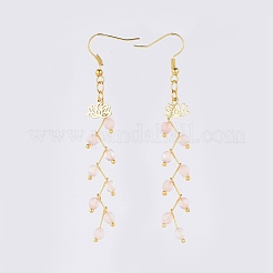 Natural & Synthetic Gemstone Dangle Earrings&nbsp;EJEW-JE03634