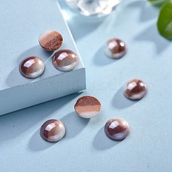 Opaque Glass Cabochons&nbsp;GGLA-S038-12I-8mm