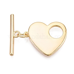Brass Toggle Clasps&nbsp;KK-N254-138G