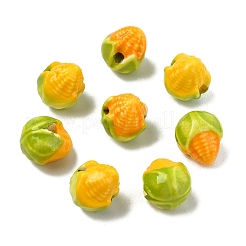 30Pcs 2 Colors Famille Rose Porcelain Beads&nbsp;PORC-CJ0001-16