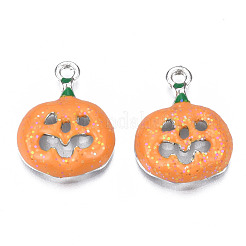 Rack Plating Alloy Enamel Pendants&nbsp;PALLOY-N164-006-01P