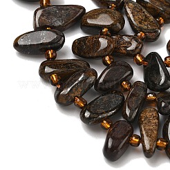 Natural Bronzite Beads Strands&nbsp;G-Z130-A02-01