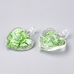 Luminous Handmade Lampwork Pendants&nbsp;LAMP-S189-04-B