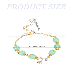1Pc Alloy Rose Link Bracelets&nbsp;BJEW-LP0004-43