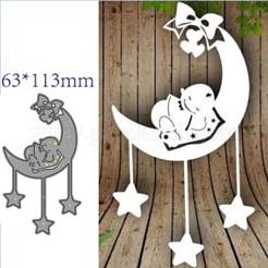 Carbon Steel Cutting Dies Stencils&nbsp;DIY-G029-10MP