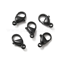 Spray Painted 304 Stainless Steel Lobster Claw Clasps&nbsp;STAS-R120-01F-02