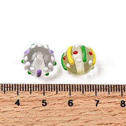 52Pcs Christmas Theme Resin Enamel Beads&nbsp;RESI-Z041-10
