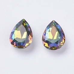 Imitation Austrian Crystal Glass Rhinestone&nbsp;RGLA-K011-13x18-001VM