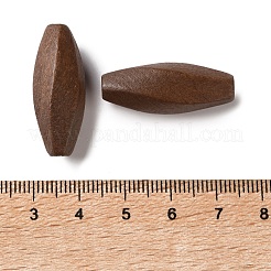 Spray Painted Wooden European Beads&nbsp;WOOD-A029-03