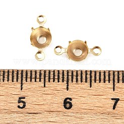 Brass Rhinestone Claw Connector Charms&nbsp;KK-P310-22A-G