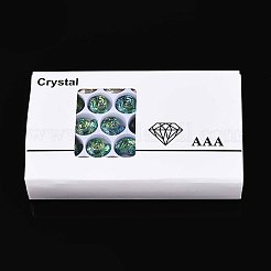 140個の電気メッキガラスチャーム  シェル形状  ダークシアン  14x12x5.5mm  穴：1~1.5mm&nbsp;EGLA-T029-05D
