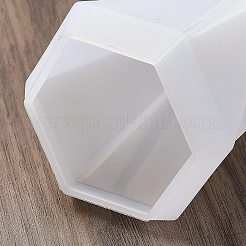 六角形のアロマセラピーキャンドルシリコン型をDIY  キャンドル作りに  ホワイト  62x54mm&nbsp;LS-DIY-A053-27B