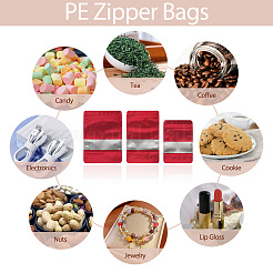 18Pcs 3 Styles PE Resealable Bags with Window&nbsp;OPP-TAD0001-01B