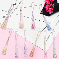 40Pcs 10 Styles Polyester Tassel Pendant Decorations&nbsp;AJEW-CY0001-53