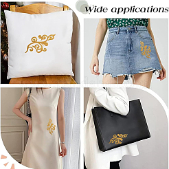 8 Pairs Ethnic Style Flower Pattern Computerized Embroidery Appliques&nbsp;PATC-GF0001-84B