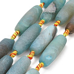 Natural Dragon Veins Agate Beads Strands&nbsp;G-A321-N05-01