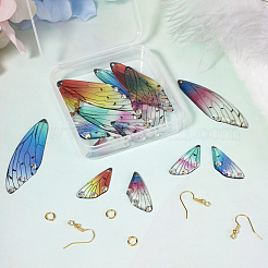 DIY Butterfly Wings Dangle Earring Making Kit&nbsp;DIY-TA0004-45