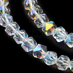 Electroplate Glass Beads&nbsp;EGLA-L018-B-AB05